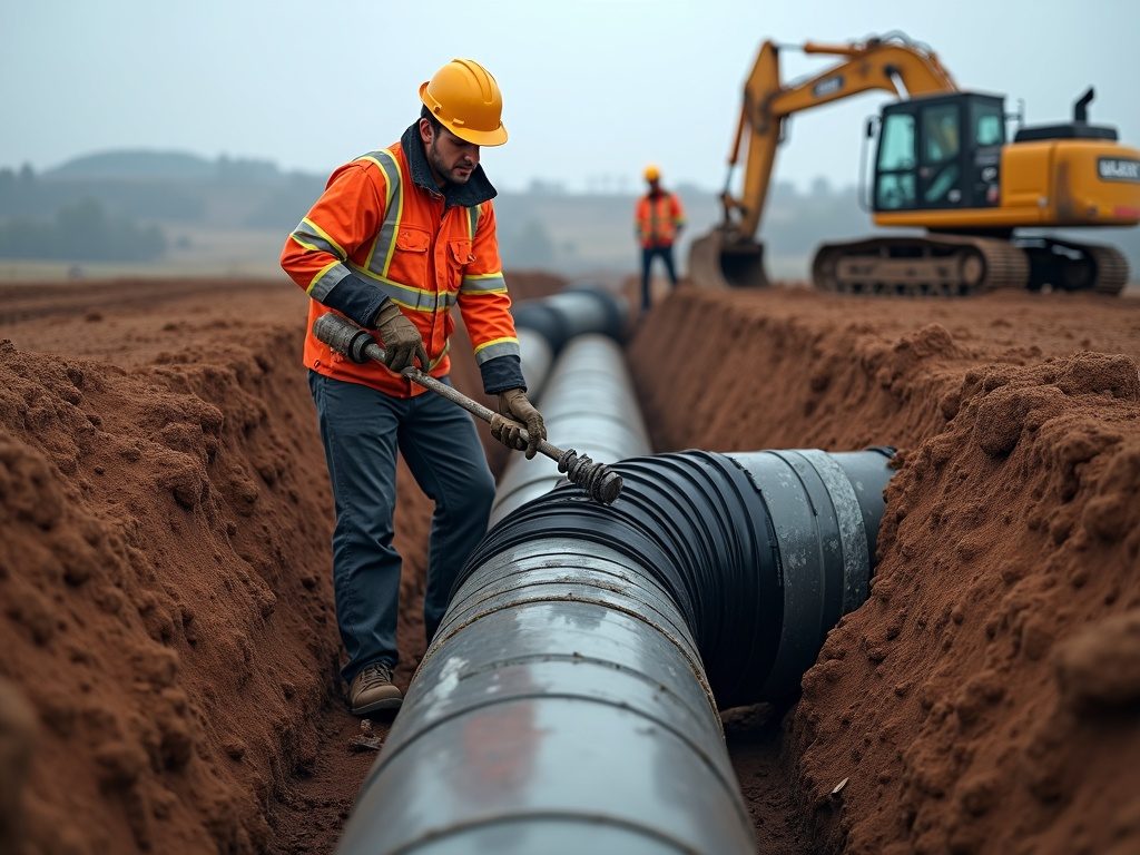 Doğalgaz boru hattı korozyon onarımı ve izolasyon yenilemesi